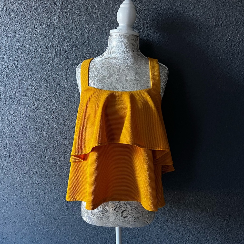 Madewell yellow top
